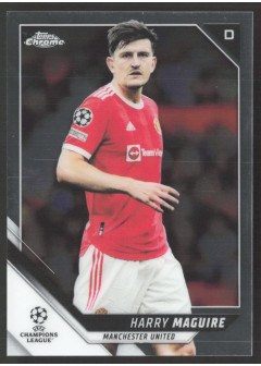 Harry Maguire, Card, 2021-22 Topps Chrome UEFA Champions League, BASE
