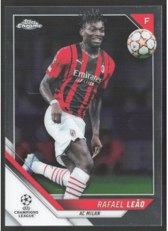 Rafael Leao, Kartička, 2021-22 Topps Chrome UEFA Champions League, BASE