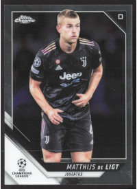 Matthijs de Ligt, Kartička, 2021-22 Topps Chrome UEFA Champions League, BASE
