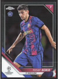 Yusuf Demir, Kartička, 2021-22 Topps Chrome UEFA Champions League, BASE