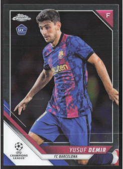 Yusuf Demir, Kartička, 2021-22 Topps Chrome UEFA Champions League, BASE