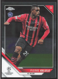 Pierre Kalulu, Kartička, 2021-22 Topps Chrome UEFA Champions League, BASE