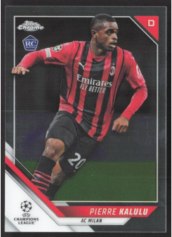 Pierre Kalulu, Kartička, 2021-22 Topps Chrome UEFA Champions League, BASE