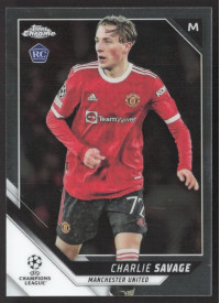 Charlie Savage, Kartička, 2021-22 Topps Chrome UEFA Champions League, BASE