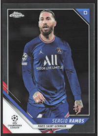 Sergio Ramos, Kartička, 2021-22 Topps Chrome UEFA Champions League, BASE