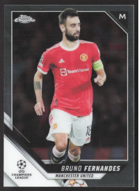 Bruno Fernandes, Kartička, 2021-22 Topps Chrome UEFA Champions League, BASE