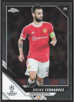 Bruno Fernandes, Kartička, 2021-22 Topps Chrome UEFA Champions League, BASE