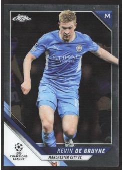 Kevin De Bruyne, Kartička, 2021-22 Topps Chrome UEFA Champions League, BASE