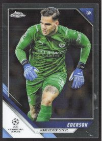 Ederson, Kartička, 2021-22 Topps Chrome UEFA Champions League, BASE