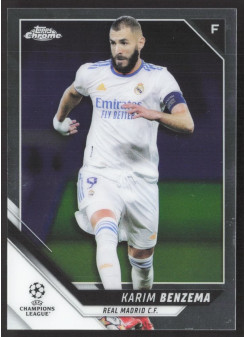 Karim Benzema, Kartička, 2021-22 Topps Chrome UEFA Champions League, BASE