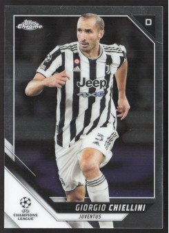 Giorgio Chiellini, Kartička, 2021-22 Topps Chrome UEFA Champions League, BASE