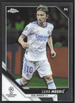 Luka Modric, Kartička, 2021-22 Topps Chrome UEFA Champions League, BASE
