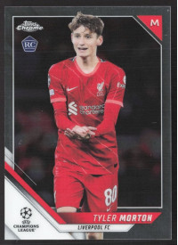 Tyler Morton, Kartička, 2021-22 Topps Chrome UEFA Champions League, BASE