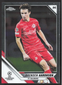 Brenden Aaronson, Kartička, 2021-22 Topps Chrome UEFA Champions League, BASE
