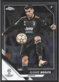 Alvaro Morata, Kartička, 2021-22 Topps Chrome UEFA Champions League, BASE