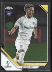Felix Mambimbi, Kartička, 2021-22 Topps Chrome UEFA Champions League, BASE