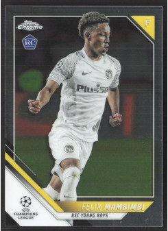 Felix Mambimbi, Kartička, 2021-22 Topps Chrome UEFA Champions League, BASE