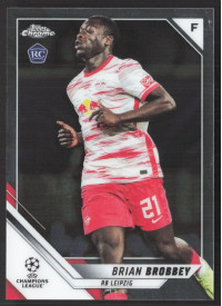 Brian Brobbey, Kartička, 2021-22 Topps Chrome UEFA Champions League, BASE