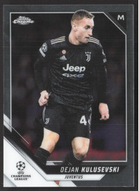 Dejan Kulusevski, Kartička, 2021-22 Topps Chrome UEFA Champions League, BASE