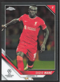 Sadio Mane, Kartička, 2021-22 Topps Chrome UEFA Champions League, BASE