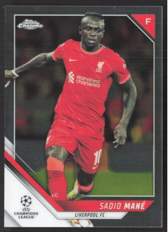 Sadio Mane, Kartička, 2021-22 Topps Chrome UEFA Champions League, BASE