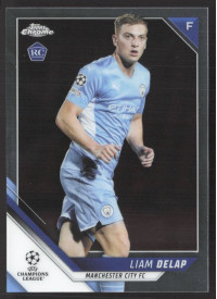 Liam Delap, Kartička, 2021-22 Topps Chrome UEFA Champions League, BASE