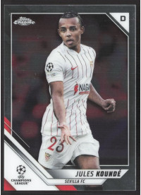 Jules Kounde, Kartička, 2021-22 Topps Chrome UEFA Champions League, BASE