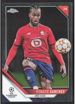 Renato Sanches, Kartička, 2021-22 Topps Chrome UEFA Champions League, BASE