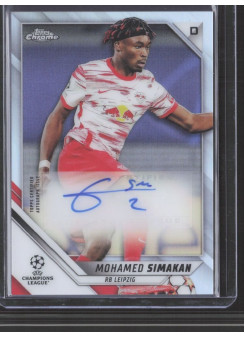 Mohamed Simakan, Kartička, 2021-22 Topps Chrome UEFA Champions League, AUTOGRAPH