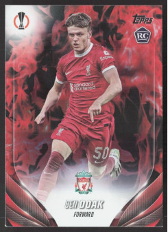 Ben Doak, Kartička, Topps UEFA Club Competitions 2023-24, Inferno  Foil