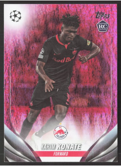 Karim Konate, Kartička, Topps UEFA Club Competitions 2023-24, Pink Sparkle