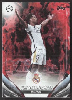 Jude Bellingham, Kartička, Topps UEFA Club Competitions 2023-24, Inferno  Foil