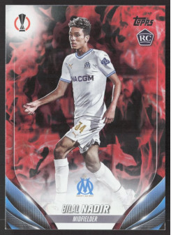Bilal Nadir, Kartička, Topps UEFA Club Competitions 2023-24, Inferno  Foil
