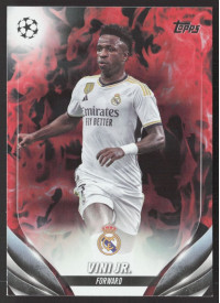 Vini Jr., Kartička, Topps UEFA Club Competitions 2023-24, Inferno  Foil