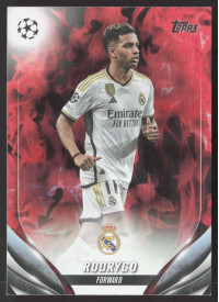 Rodrygo, Kartička, Topps UEFA Club Competitions 2023-24, Inferno  Foil