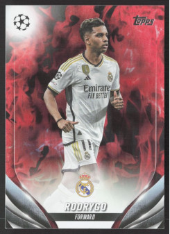 Rodrygo, Kartička, Topps UEFA Club Competitions 2023-24, Inferno  Foil