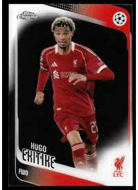 Hugo Ekitike, Kartička, 2025-26 Topps Chrome UEFA Club Competitions, BASE