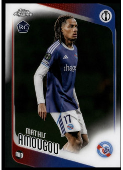 Mathis Amougou, Kartička, 2025-26 Topps Chrome UEFA Club Competitions, BASE