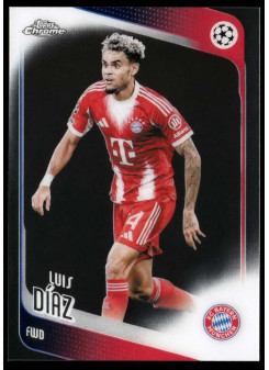 Luis Díaz, Card, 2025-26 Topps Chrome UEFA Club Competitions, BASE