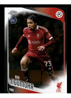 Rio Ngumoha, Card, 2025-26 Topps Chrome UEFA Club Competitions, BASE