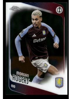 Morgan Rogers, Kartička, 2025-26 Topps Chrome UEFA Club Competitions, BASE