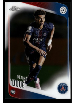 Désiré Doué, Kartička, 2025-26 Topps Chrome UEFA Club Competitions, BASE