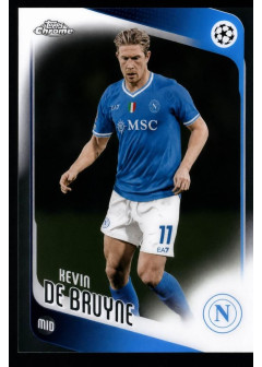 Kevin De Bruyne, Kartička, 2025-26 Topps Chrome UEFA Club Competitions, BASE