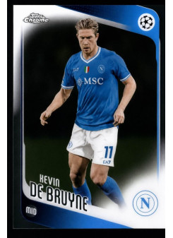 Kevin De Bruyne, Kartička, 2025-26 Topps Chrome UEFA Club Competitions, BASE