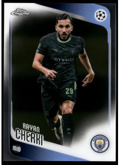 Rayan Cherki, Card, 2025-26 Topps Chrome UEFA Club Competitions, BASE