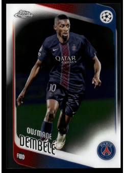 Ousmane Dembélé, Kartička, 2025-26 Topps Chrome UEFA Club Competitions, BASE