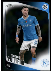 Matteo Politano, Card, 2025-26 Topps Chrome UEFA Club Competitions, BASE