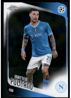 Matteo Politano, Card, 2025-26 Topps Chrome UEFA Club Competitions, BASE