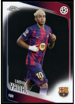 Lamine Yamal, Card, 2025-26 Topps Chrome UEFA Club Competitions, BASE