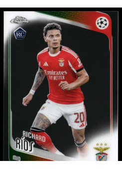 Richard Ríos, Kartička, 2025-26 Topps Chrome UEFA Club Competitions, BASE